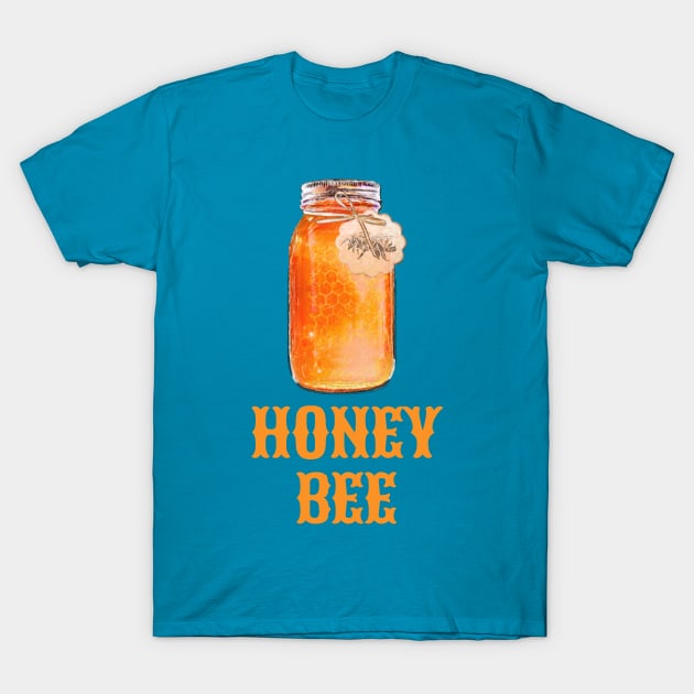 Honey Bee T-Shirt by evisionarts